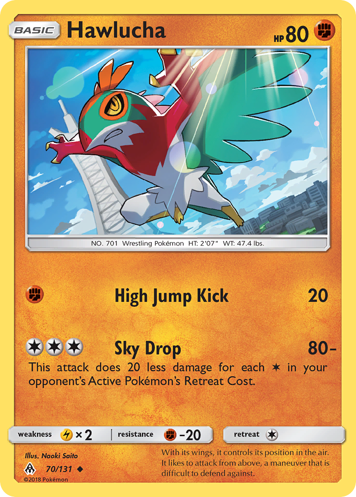 Hawlucha (70/131) [Sun & Moon: Forbidden Light] | Dragon's Lair Comics and Fantasy Houston TX