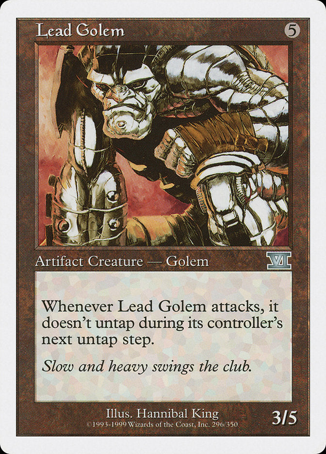 Lead Golem [Classic Sixth Edition] | Dragon's Lair Comics and Fantasy Houston TX