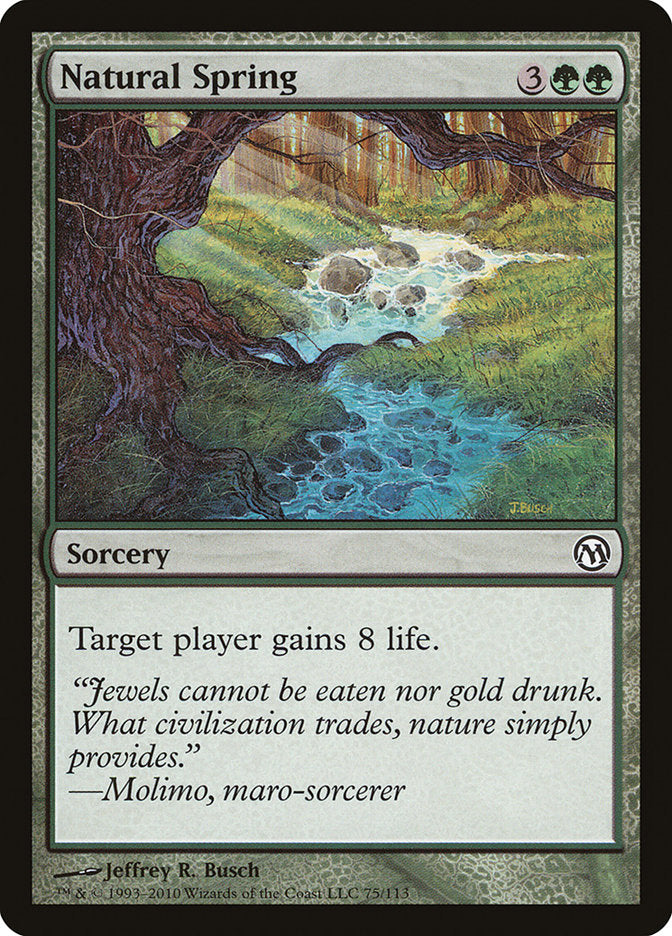 Natural Spring [Duels of the Planeswalkers] | Dragon's Lair Comics and Fantasy Houston TX