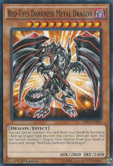 Red-Eyes Darkness Metal Dragon [SR02-EN009] Common | Dragon's Lair Comics and Fantasy Houston TX