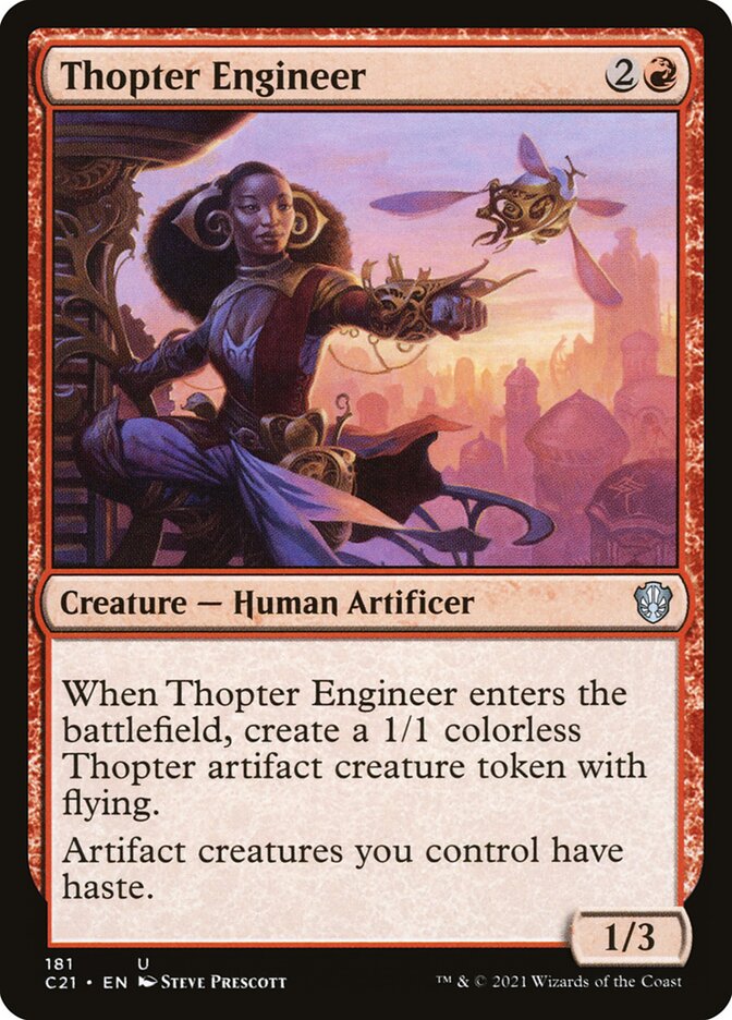 Thopter Engineer [Commander 2021] | Dragon's Lair Comics and Fantasy Houston TX