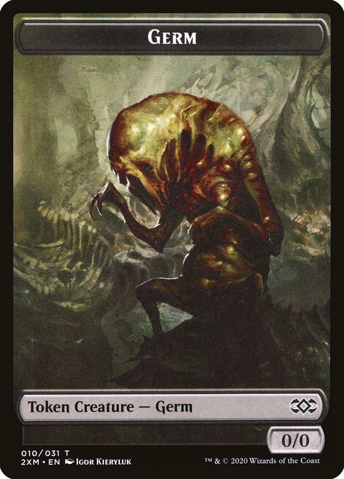 Eldrazi Spawn // Germ Double-Sided Token [Double Masters Tokens] | Dragon's Lair Comics and Fantasy Houston TX