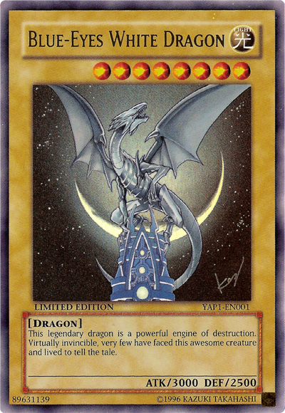 Blue-Eyes White Dragon [YAP1-EN001] Ultra Rare | Dragon's Lair Comics and Fantasy Houston TX