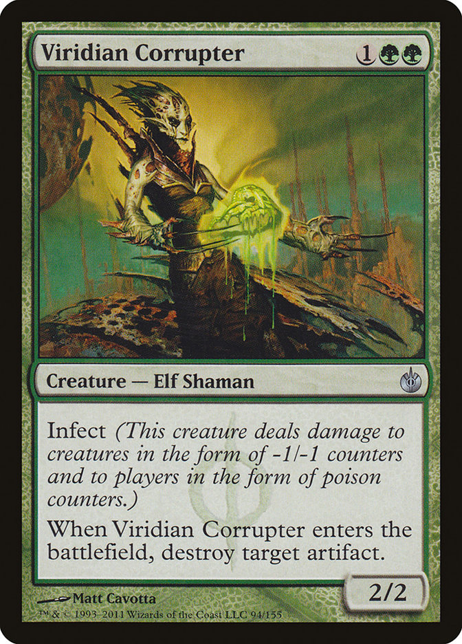 Viridian Corrupter [Mirrodin Besieged] | Dragon's Lair Comics and Fantasy Houston TX