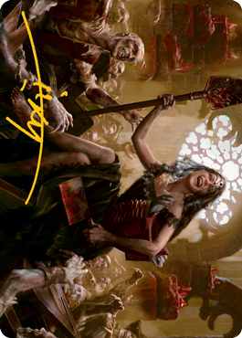 Gisa, Glorious Resurrector Art Card (Gold-Stamped Signature) [Innistrad: Midnight Hunt Art Series] | Dragon's Lair Comics and Fantasy Houston TX