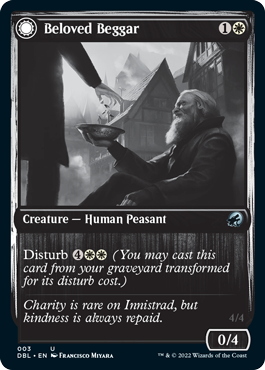 Beloved Beggar // Generous Soul [Innistrad: Double Feature] | Dragon's Lair Comics and Fantasy Houston TX