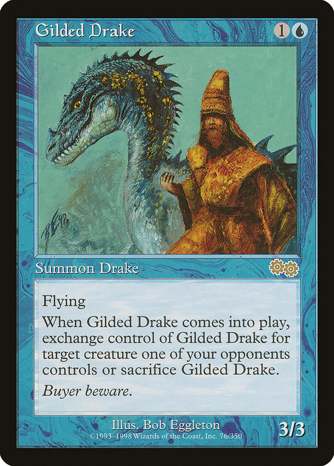 Gilded Drake [Urza's Saga] | Dragon's Lair Comics and Fantasy Houston TX