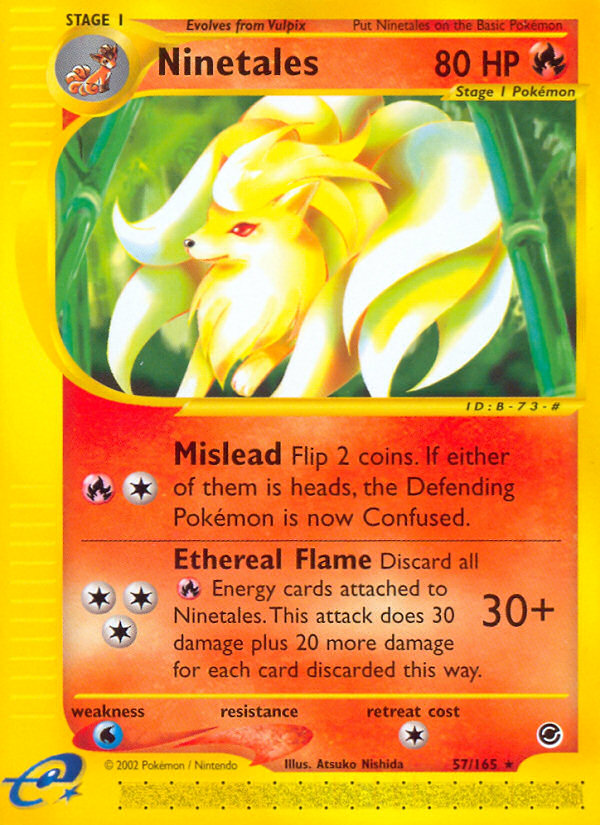 Ninetales (57/165) [Expedition: Base Set] | Dragon's Lair Comics and Fantasy Houston TX