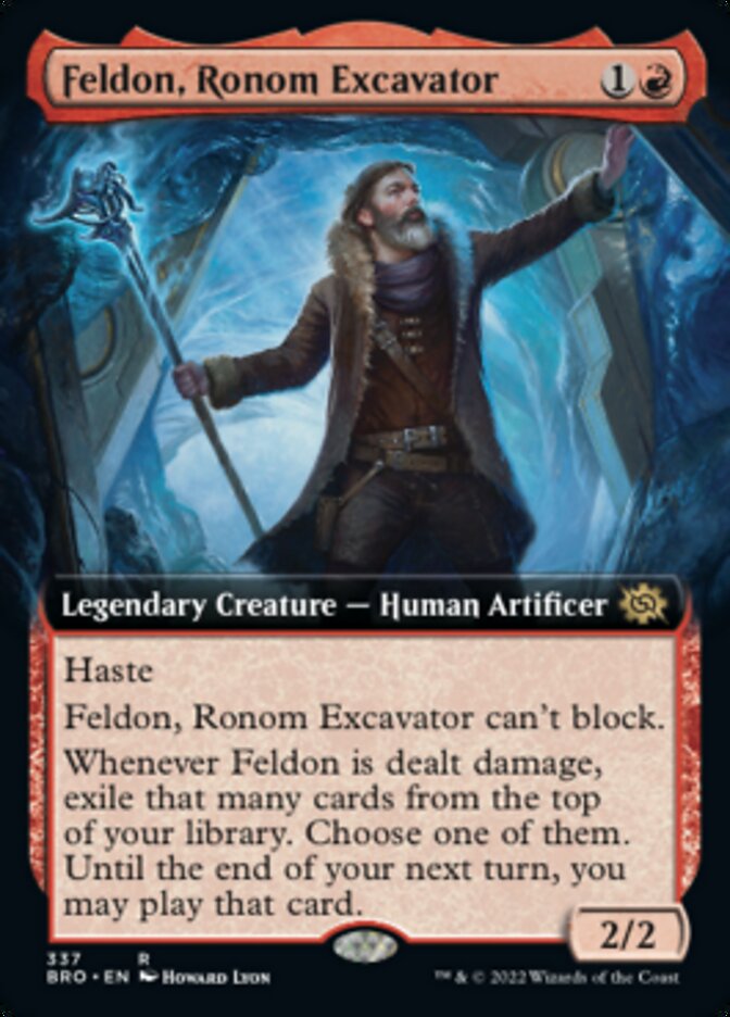 Feldon, Ronom Excavator (Extended Art) [The Brothers' War] | Dragon's Lair Comics and Fantasy Houston TX