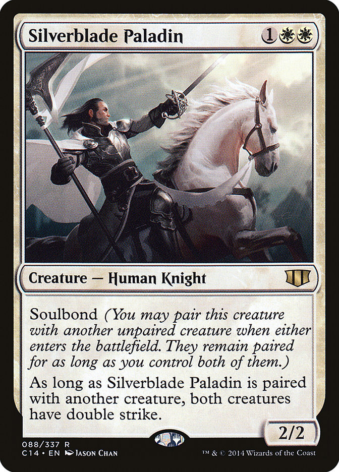 Silverblade Paladin [Commander 2014] | Dragon's Lair Comics and Fantasy Houston TX