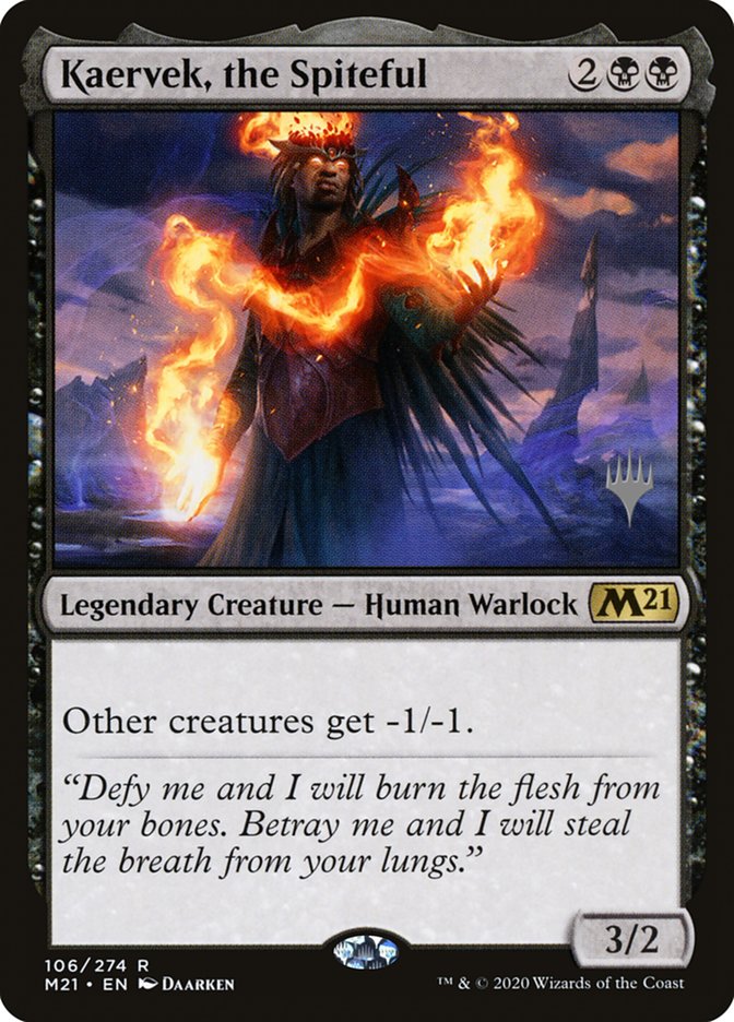 Kaervek, the Spiteful (Promo Pack) [Core Set 2021 Promos] | Dragon's Lair Comics and Fantasy Houston TX