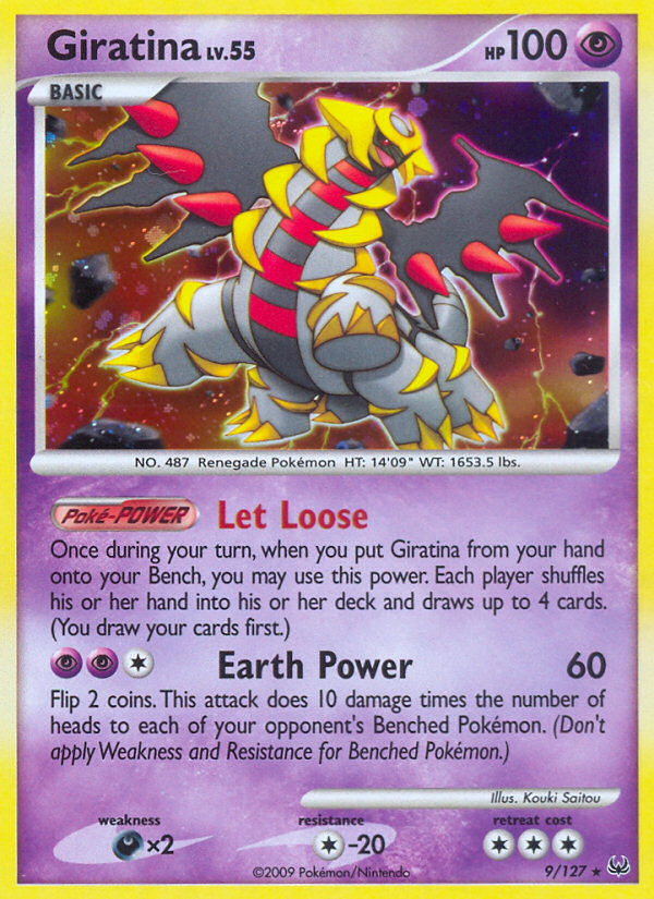 Giratina (9/127) [Platinum: Base Set] | Dragon's Lair Comics and Fantasy Houston TX