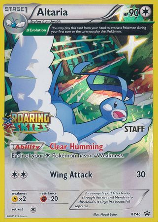 Altaria (XY46) (Staff) [XY: Black Star Promos] | Dragon's Lair Comics and Fantasy Houston TX