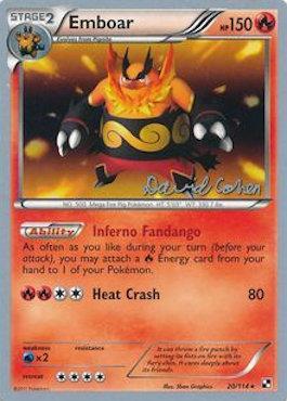 Emboar (20/114) (Twinboar - David Cohen) [World Championships 2011] | Dragon's Lair Comics and Fantasy Houston TX