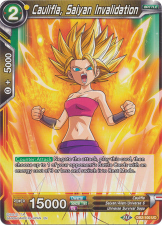 Caulifla, Saiyan Invalidation (DB2-100) [Divine Multiverse] | Dragon's Lair Comics and Fantasy Houston TX