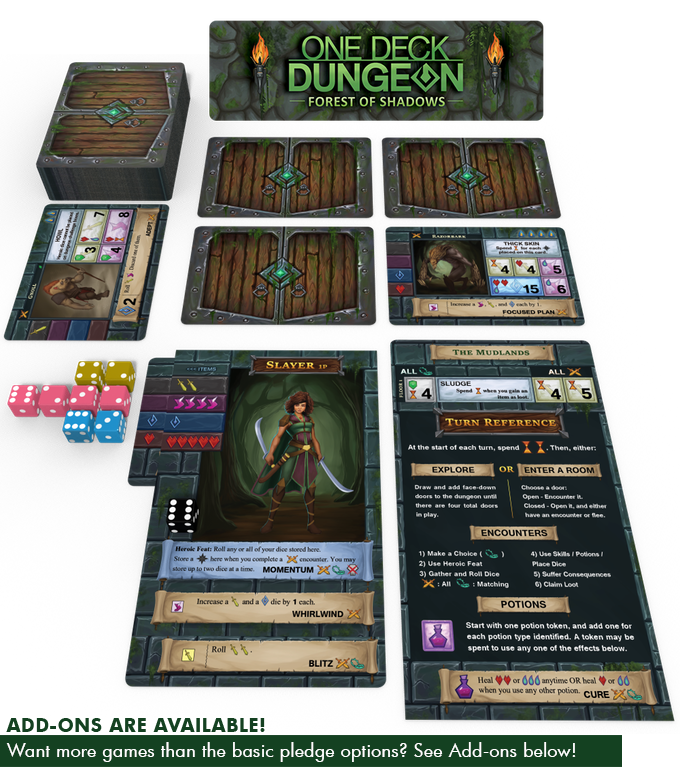 One Deck Dungeon: Forest of Shadows | Dragon's Lair Comics and Fantasy Houston TX