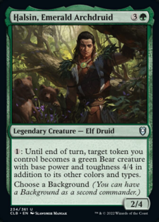 Halsin, Emerald Archdruid [Commander Legends: Battle for Baldur's Gate] | Dragon's Lair Comics and Fantasy Houston TX