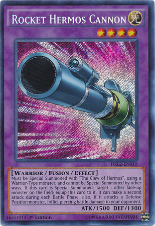 Rocket Hermos Cannon [DRL2-EN010] Secret Rare | Dragon's Lair Comics and Fantasy Houston TX