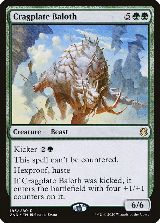 Cragplate Baloth (Promo Pack) [Zendikar Rising Promos] | Dragon's Lair Comics and Fantasy Houston TX