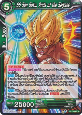 SS Son Goku, Pride of the Saiyans (BT10-065) [Rise of the Unison Warrior 2nd Edition] | Dragon's Lair Comics and Fantasy Houston TX