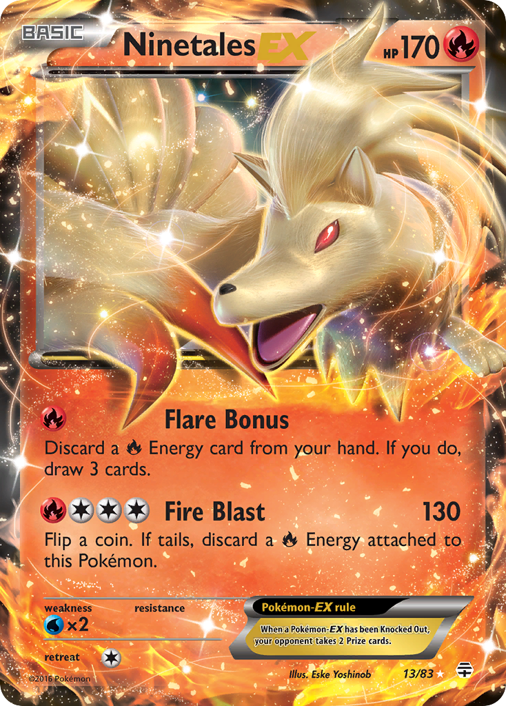 Ninetales EX (13/83) [XY: Generations] | Dragon's Lair Comics and Fantasy Houston TX