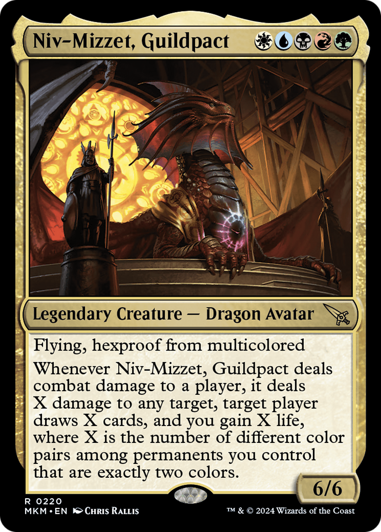 Niv-Mizzet, Guildpact [Murders at Karlov Manor] | Dragon's Lair Comics and Fantasy Houston TX