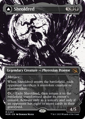 Sheoldred // The True Scriptures (Showcase Planar Booster Fun) [March of the Machine] | Dragon's Lair Comics and Fantasy Houston TX