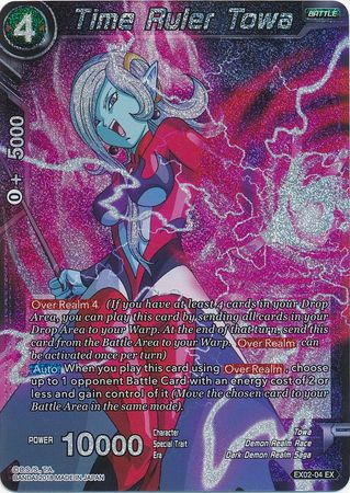 Time Ruler Towa (Foil) (EX02-04) [Dark Demon's Villains] | Dragon's Lair Comics and Fantasy Houston TX