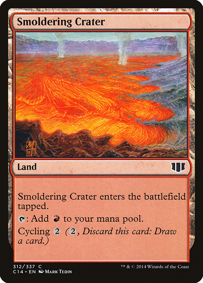 Smoldering Crater [Commander 2014] | Dragon's Lair Comics and Fantasy Houston TX