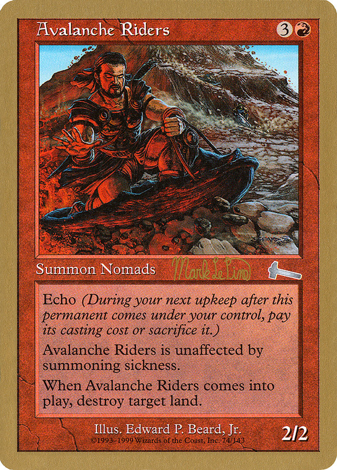 Avalanche Riders (Mark Le Pine) [World Championship Decks 1999] | Dragon's Lair Comics and Fantasy Houston TX