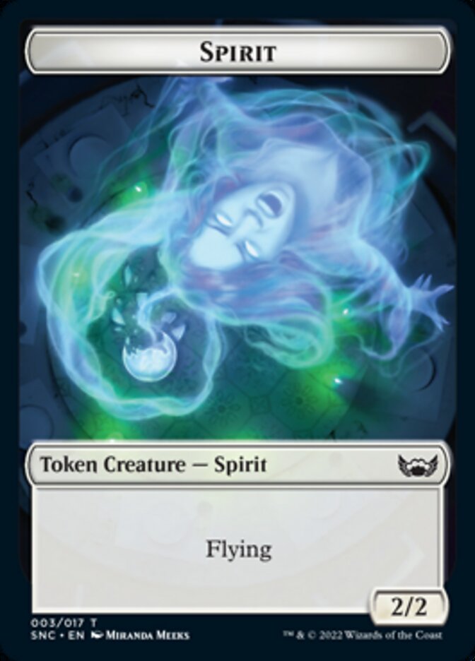 Spirit Token [Streets of New Capenna Tokens] | Dragon's Lair Comics and Fantasy Houston TX