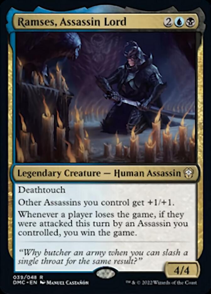 Ramses, Assassin Lord [Dominaria United Commander] | Dragon's Lair Comics and Fantasy Houston TX