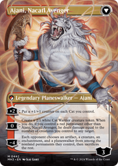 Ajani, Nacatl Pariah // Ajani, Nacatl Avenger (Borderless) [Modern Horizons 3] | Dragon's Lair Comics and Fantasy Houston TX