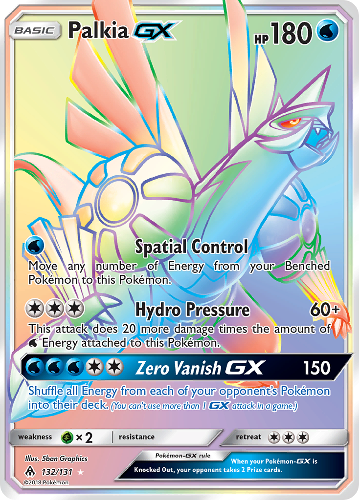 Palkia GX (132/131) [Sun & Moon: Forbidden Light] | Dragon's Lair Comics and Fantasy Houston TX