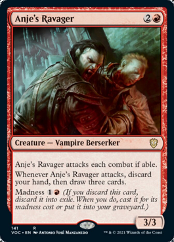 Anje's Ravager [Innistrad: Crimson Vow Commander] | Dragon's Lair Comics and Fantasy Houston TX