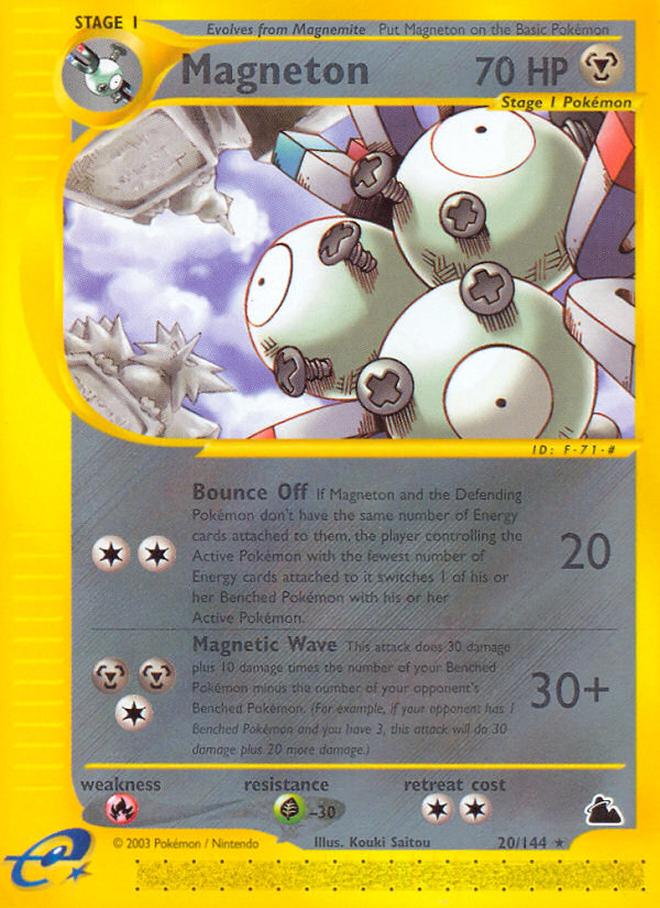 Magneton (20/144) [Skyridge] | Dragon's Lair Comics and Fantasy Houston TX