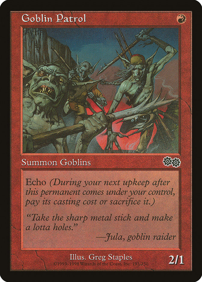 Goblin Patrol [Urza's Saga] | Dragon's Lair Comics and Fantasy Houston TX