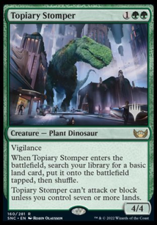 Topiary Stomper (Promo Pack) [Streets of New Capenna Promos] | Dragon's Lair Comics and Fantasy Houston TX