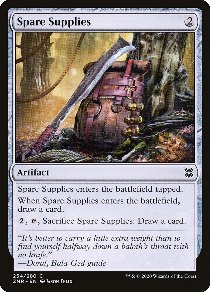 Spare Supplies [Zendikar Rising] | Dragon's Lair Comics and Fantasy Houston TX