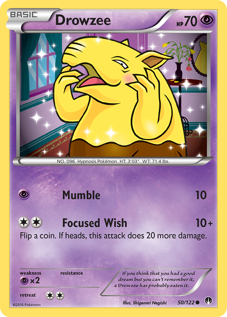 Drowzee (50/122) [XY: BREAKpoint] | Dragon's Lair Comics and Fantasy Houston TX