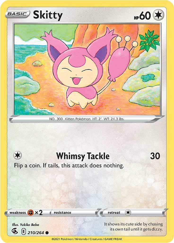 Skitty (210/264) [Sword & Shield: Fusion Strike] | Dragon's Lair Comics and Fantasy Houston TX