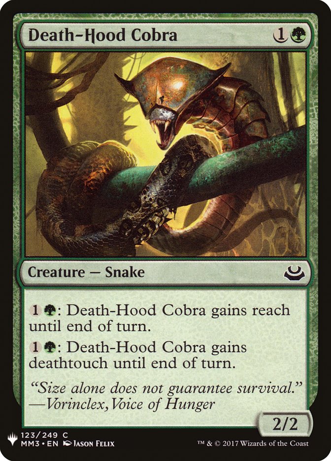 Death-Hood Cobra [Mystery Booster] | Dragon's Lair Comics and Fantasy Houston TX