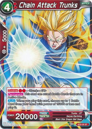 Chain Attack Trunks (Starter Deck - The Extreme Evolution) (SD2-05) [Cross Worlds] | Dragon's Lair Comics and Fantasy Houston TX