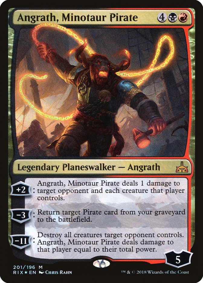 Angrath, Minotaur Pirate [Rivals of Ixalan] | Dragon's Lair Comics and Fantasy Houston TX