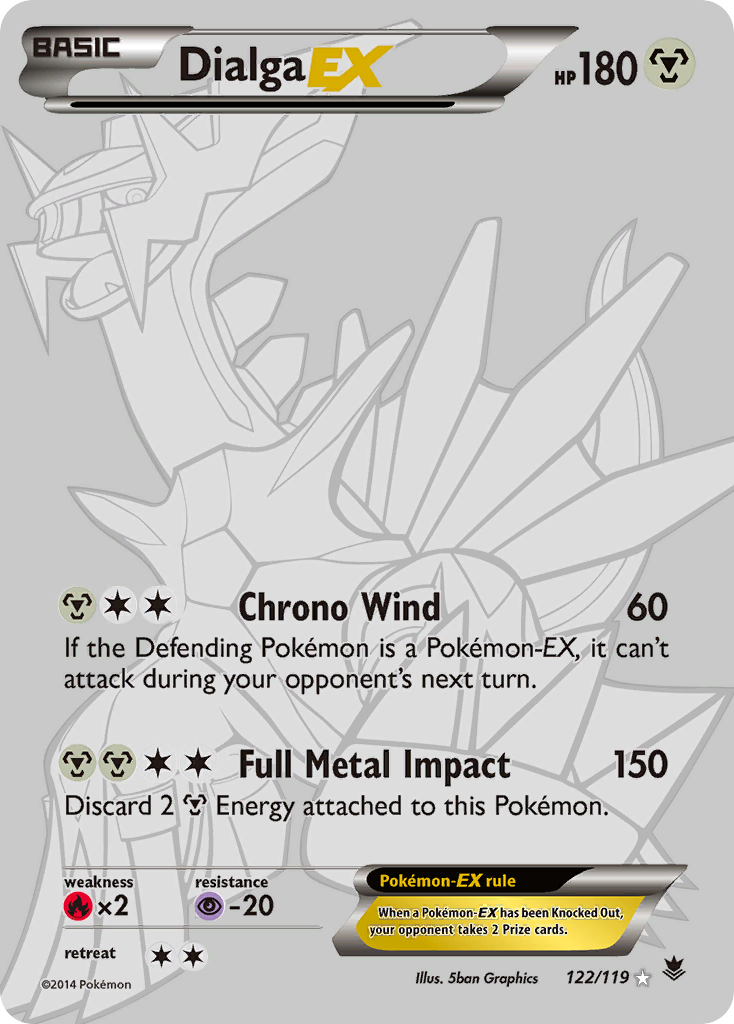 Dialga EX (122/119) [XY: Phantom Forces] | Dragon's Lair Comics and Fantasy Houston TX