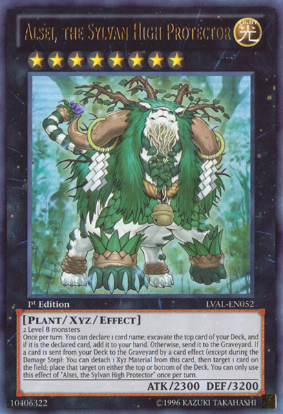 Alsei, the Sylvan High Protector [LVAL-EN052] Ultra Rare | Dragon's Lair Comics and Fantasy Houston TX