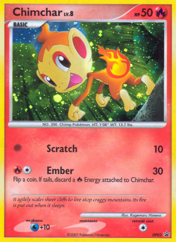 Chimchar (DP02) [Diamond & Pearl: Black Star Promos] | Dragon's Lair Comics and Fantasy Houston TX