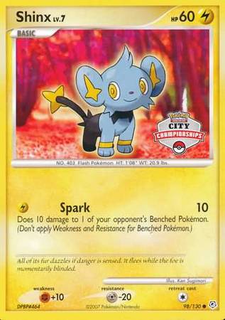 Shinx (98/130) (City Championships Promo) [Nintendo: Black Star Promos] | Dragon's Lair Comics and Fantasy Houston TX