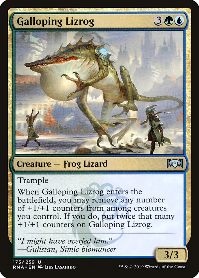 Galloping Lizrog [Ravnica Allegiance] | Dragon's Lair Comics and Fantasy Houston TX