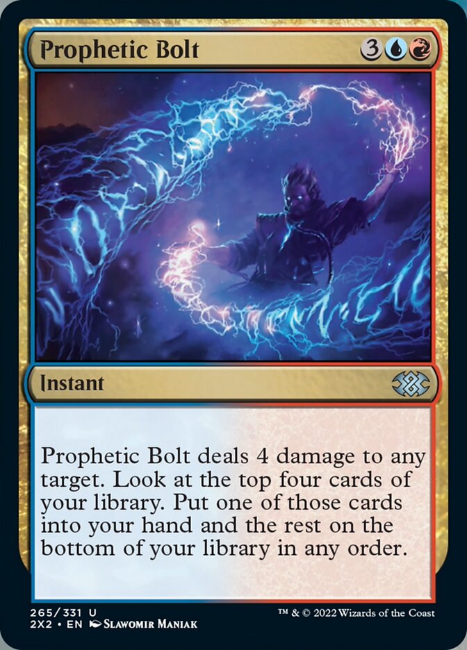 Prophetic Bolt [Double Masters 2022] | Dragon's Lair Comics and Fantasy Houston TX